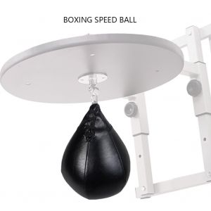 Sac De Frappe Gonflable Suspendu Pour Boxe, Vitesse, Mma, Entrainement, Exercices (Noir) - Neuf