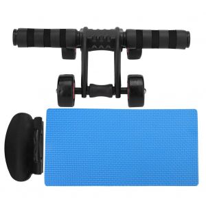 Appareil De Musculation Abdominale A Trois Ou Quatre Roues Avec Frein. Equipement De Fitness A Domicile Avec Quatre Roues (Avec Plaquette De Frein) Et Coussin Pour Genoux (Emballage En Boite Coloree). - Neuf