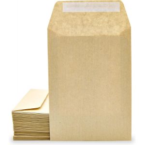 Sobres De Papel Kraft, Sobres Peque&ntilde;os Tira De Silicona Para Invitaciones O Bolsitas De Regalo De Invitados De Boda. Medida 120x170mm. Sobres Para Joyas O Semillas &middot; (50 Uds) - Neuf