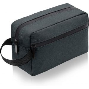 NSIECD-Trousse de Toilette Voyage Homme, Organisateur de Toilette Avion, Grande Trousse de Rasage, Sac Cosmétique Multifonction Imperméable - Neuf