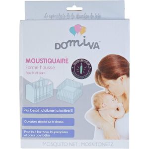 Kal-Moustiquaire Pour Lit 60x120 Et 70x140 Blanc, Polyester, 1 Unité (Lot De 1) - Neuf