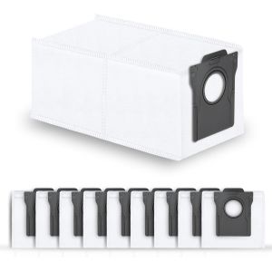 Lot de 10 sacs à poussière pour aspirateur Dreame L10s Pro Ultra Heat, L10s Ultra Gen 2, X30/X40/X50 Ultra Complete, X40/X50 Master, Mova E30 Ultra / Z50 Ultra / V50 Ultra / 3,2 l - Neuf