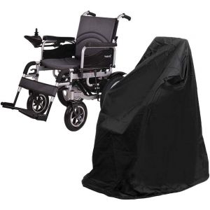 Housse De Protection Pour Fauteuil À Roues - 100 X 75 X 100 Cm - Heavy Duty - Oxford - 420d - Imperméable - Imperméable - Résistant Aux Uv - Noir - Neuf