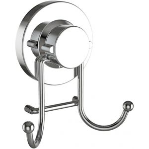 Crochet À Serviettes Avec Ventouse Super Adhérente - Acier Inoxydable - Capacité De 7Kg - Neuf