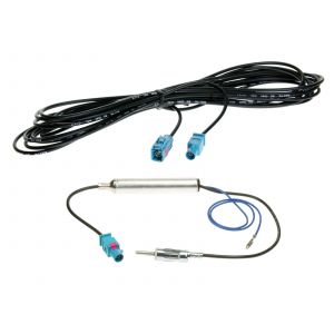Kit de cable antenne Fakra M vers DIN M - FM - Neuf