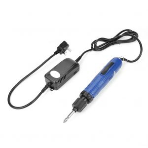 Tournevis electrique a tige droite automatique 1/4'', outil pratique, prise britannique 220 V - Neuf