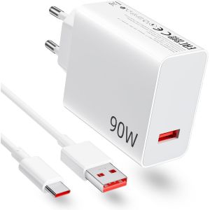 Lbgwp60-90w Chargeur Rapide Pour Note 14 13 12 11 Pro 14c,Chargeur Turbo Hypercharge Avec 6a Câble Usb C 1m Pour Xiaomi 15 Ultra 15pro 14t 14 13t 13 Ultra 13 Lite Pad 7 Poco X7 Pro X6 M7 F7pro F6 F5 - Neuf