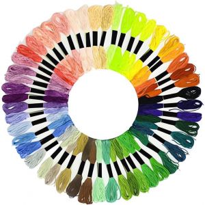 Kalanka-24pcs Fils Bracelet Brésilien,Fil Bracelet Brésiliens,Fil Pour Bracelet Brésilien,Fil Broderie,Fil A Broder,Fil Bracelet Bresilien,Fils Broderie,Fil À Broder 24 Couleurs De 8 Mètres - Neuf