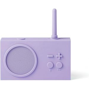 lbgwp60-Tykho 3 Enceinte Bluetooth Portable Et Poste Radio Fm, Etanche Avec Batterie Rechargeable - Mauve - Neuf