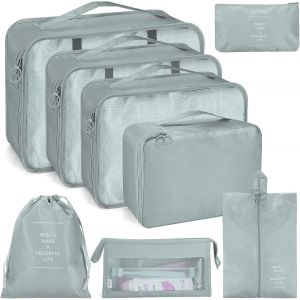 Lot De 8 Organ Urs De Val , Sacs &Agrave; V&ecirc;tements De Voyage &Eacute;tanches, Sacs De Rangement Pour Val , &Eacute;conom Ur D'Espace - Essentiels De Voyage &Eacute;tanches - Neuf
