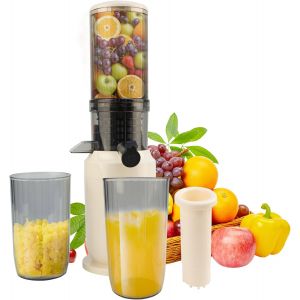 Extracteur de jus &agrave; pression lente 550 ml Blanc - Neuf