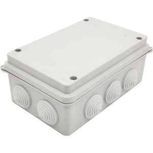 Boite de Derivation Electrique | 220x170x105mm | IP54 | Boitier Etanche Electrique Exterieur | Coffret Electrique Etanche, Boite de Jonction, Armoire Eelectrique Etanche Exterieur - Neuf