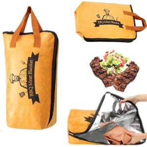 Ulteronixshop-Couverture de repos pour viande de barbecue &iquest; Couverture de fumoir isotherme r&eacute;utilisable pour poitrine, b?uf, dinde, porc &iquest; Grand sac de cuisson et de repos de 53,3 cm de large - Neuf