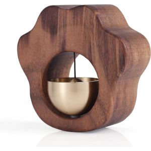 Mevronisshop-Cloche De Commer&ccedil;ant, Carillon &Eacute;olien Magn&eacute;tique En Bois En Forme Patte Chat D&eacute;coration Pour Porte D'entr&eacute;e Jardin Maison Cadeau Pendaison De Cr&eacute;maill&egrave;re Unique - Neuf