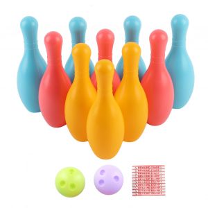 Jeu de quilles d'interieur et d'exterieur colore, jouet interactif parent-enfant pour enfants KidJH0179001 - Neuf