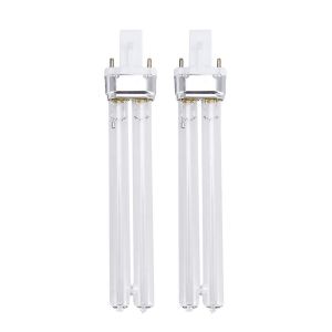 2pcs 11w Ultraviolet Uv D&eacute;sinfection Lampes Ampoules De St&eacute;rilisation Uv Pour St&eacute;rilisateur Aquarium (Base De Lampe G23) - Neuf