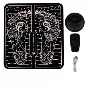 Appareil De Massage Des Pieds Ems Sole, Coussin De Massage Par Impulsions Et Acupuncture, Appareil De Massage Des Pieds Usb, Instrument De Beaut&eacute; Des Jambes, A - Neuf