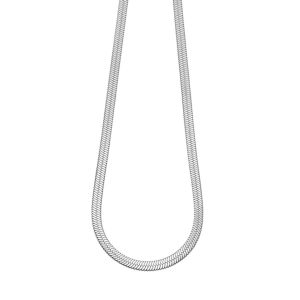 Collier Lotus Style Maille Miroir Acier - Neuf