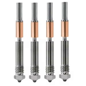 4PCS Pi&egrave;ces d'impression pour Hotend pour P1P X1C P1S X1 0.2MM - Neuf