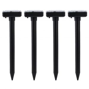R&eacute;pulsif &Agrave; Insectes Ultrasonique Portable Et Solaire (Lot De 4) Pour Parcs Et Jardins Ext&eacute;rieurs (New3) - Neuf