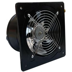 Ventilateur axial 80 W 8" 1250 m³/h Ventilateur d'extraction Ventilateur axial 200 mm Ventilateur d'extraction de cuisine Ventilateur d'extraction d'air industriel Ventilateur d'extraction en métal - Neuf