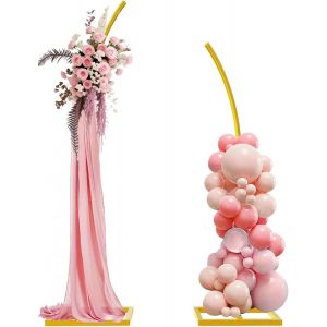 Mevronisshop-Support D'arche De Fond En Métal Doré Incurvé Pour Mariage, Anniversaire, Fête, Remise De Diplôme, Décoration De Fond De Studio (2,9 M/2,8 M) - Neuf