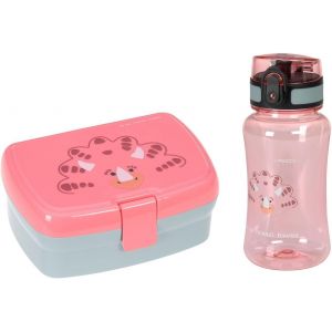 Lunch Set Avec Bo&icirc;te &Agrave; Lunch Et Gourde (460 Ml)About Friends Chinchilla - Neuf