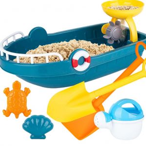 Ensemble De 6 Jouets De Plage Pour Enfants, Moules A Sable, Pelle, Jouets De Voyage Pour L'ete Et L'exterieur - Neuf