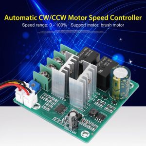 Regulateur de vitesse de moteur a balais CC 6-60 V 10 A, regulateur de rotation automatique CW/CCW - Neuf