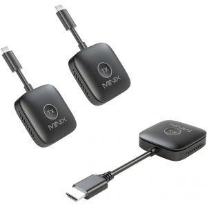 VornixorSarlshop-HDMI sans Fil &iquest; Transmetteur HDMI sans Fil Double &Eacute;metteur + 1 R&eacute;cepteur, Adaptateur hdmi USB c, Extension Multi-&Eacute;cran 1080P 60Hz, 50m, WiFi 2.4G/5G, Plug & Play - Neuf