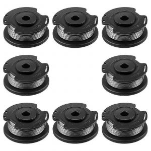 Paquet de 8 F016800569 fil de bobine de rechange pour Bosch EasyGrassCut 23,26,18,18-230,1 - Neuf