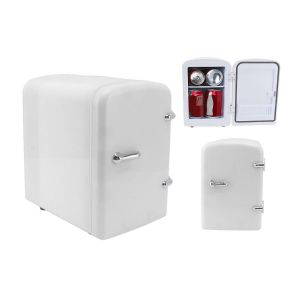 Mini-R&eacute;frig&eacute;rateur 4l Pour Boissons - Glaci&egrave;re Et Chauffe-Boissons &Eacute;lectrique Portable - Alimentation Usb - Blanc - Neuf