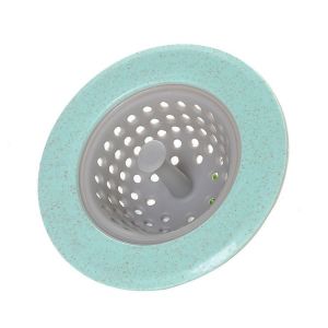 Vert filtres d'Évier, Évier de Cuisine Passoire en Silicone de Filet Anti-Obstruction des Égouts Filtre, Silicone de Vidange Filtres, Adapté pour Évier de Cuisine - Neuf