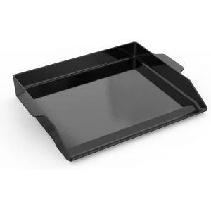 Ulteronixshop-Onlyfire 41.5 &times; 35.5 cm Plancha en Fonte &Eacute;maill&eacute;e pour Barbecue &agrave; Gaz et Charbon - Plaque de Cuisson avec Poign&eacute;es pour Cuisini&egrave;re &agrave; Gaz - Plaque Plancha Universel pour BBQ - Neuf