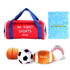 Jouet En Peluche Mignon De Dessin Anime Pour Bebe, Sac De Sport Pour Enfants, Ensemble De Jeu De Balle Pour L'education Precoce - Neuf
