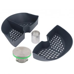 Hjlian Separateur De Chambre De Cuisson Vapeur Pour Vorwerk Thermomix Tm5 Tm31 Avec Couvercle De Tete De Couteau Melangeur Pour Tm5 - Neuf