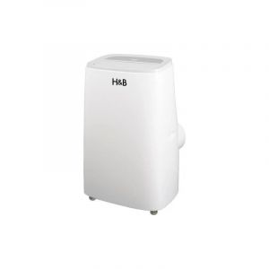 Climatiseur mobile Blanc 15000 BTU 4500 W Classe A H&B AC15000W - Neuf