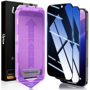 Kal-Pour Iphone 16 Protection D'écran Anti-Espion, 2 Pièces Film Dureté 9h 28° Protection Privacy Anti-Rayures Anti-Espion Protection Pour Iphone 16 - Neuf