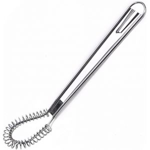 Meilleurs ustensiles en acier inoxydable Mini fouet à ?ufs Batteur à lait portatif Mousseur à lait Mélangeur à café crémeux et mousseux Mélangeur à sauce printanière Accessoires de cuisine - Neuf
