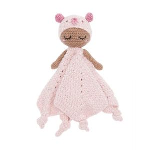 Kit Ricorumi Baby Blankies &iquest; Porcelet &agrave; crocheter - Doudou &agrave; faire soi-m&ecirc;me - Rico Design. Color : Rose - Neuf