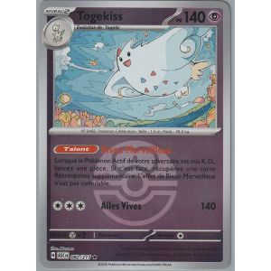 Carte Pok&eacute;mon - Togekiss - 082/217 - Reverse Love Ball - H&eacute;ros Transcendants - Neuf