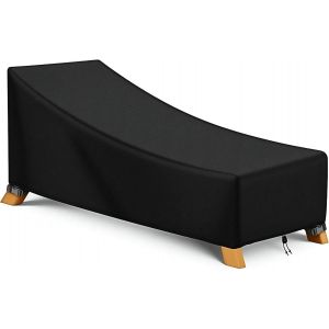 Ulteronixshop-Housse De Protection Pour Chaise Longue De Jardin Avec Cordon De Serrage R&eacute;glable Et Boucles - Housse De Protection Oxford Pour Chaise Longue - Imperm&eacute;able - R&eacute;sistant &Agrave; L'hiver - Anti- - Neuf