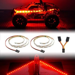 KAL-Bande Lumineuse Led Pour Avion À Aile Fixe Rc Avion Avion Aile Ar Wing Drone Modèle Voiture Camion (Rouge) - Neuf