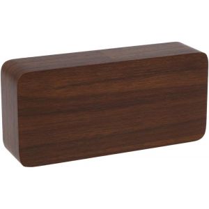 Eryi-Réveil Numérique En Bois Avec Affichage De La Température Affichage De La Date 12/24 H Led Réveil Pour La Maison,La Chambre À Coucher,Les Enfants Ac11 Brown_Red - Neuf