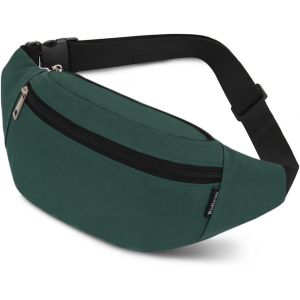 SJZG-Sacs Banane Ville De S&eacute;curit&eacute; Pour Voyage Randonn&eacute;e Homme Femme, Acs De Sport V&eacute;lo &Agrave; Dos Waist Fanny Pack Running Outdoor Sport De Randonn&eacute;e (Vert) - Neuf