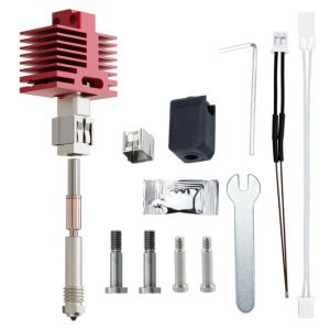 MEVRONISSHOP-xirbbo Bambu Labs Hotend X1 Carbon Kit Hotend pour imprimante 3D TZ-4.0 avec buse en acier tremp&eacute; amovible de 0,4 mm Hotend pour imprimante 3D Bambu Labs X1 - Neuf