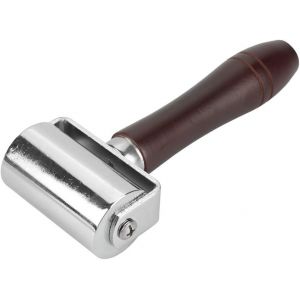 Rouleau De Presse À Cuir En Acier Au Carbone De 60 Mm, 1 Pièce, Bord Collé, Rouleau De Travail Du Cuir, Outil De Pressage Du Cuir, Artisanat Du Cuir - Neuf