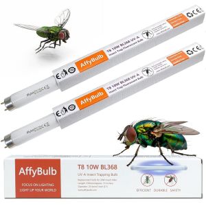 KALANKA-FSL OEM T8 F10W BL368 Ampoule de Rechange UV pour Lampe Anti Moustique/Tue Mouche Électrique 20W (2 pièces) - Neuf