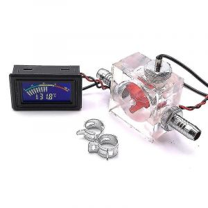 Thermomètre à LED de débitmètre à 3 voies pour le système de refroidissement de liquide de refroidissement par eau-yu - Neuf