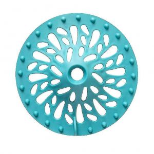 Cr&eacute;pine d'&eacute;vier en acier inoxydable avec couvercle r&eacute;cup&eacute;rateur de cheveux - Neuf